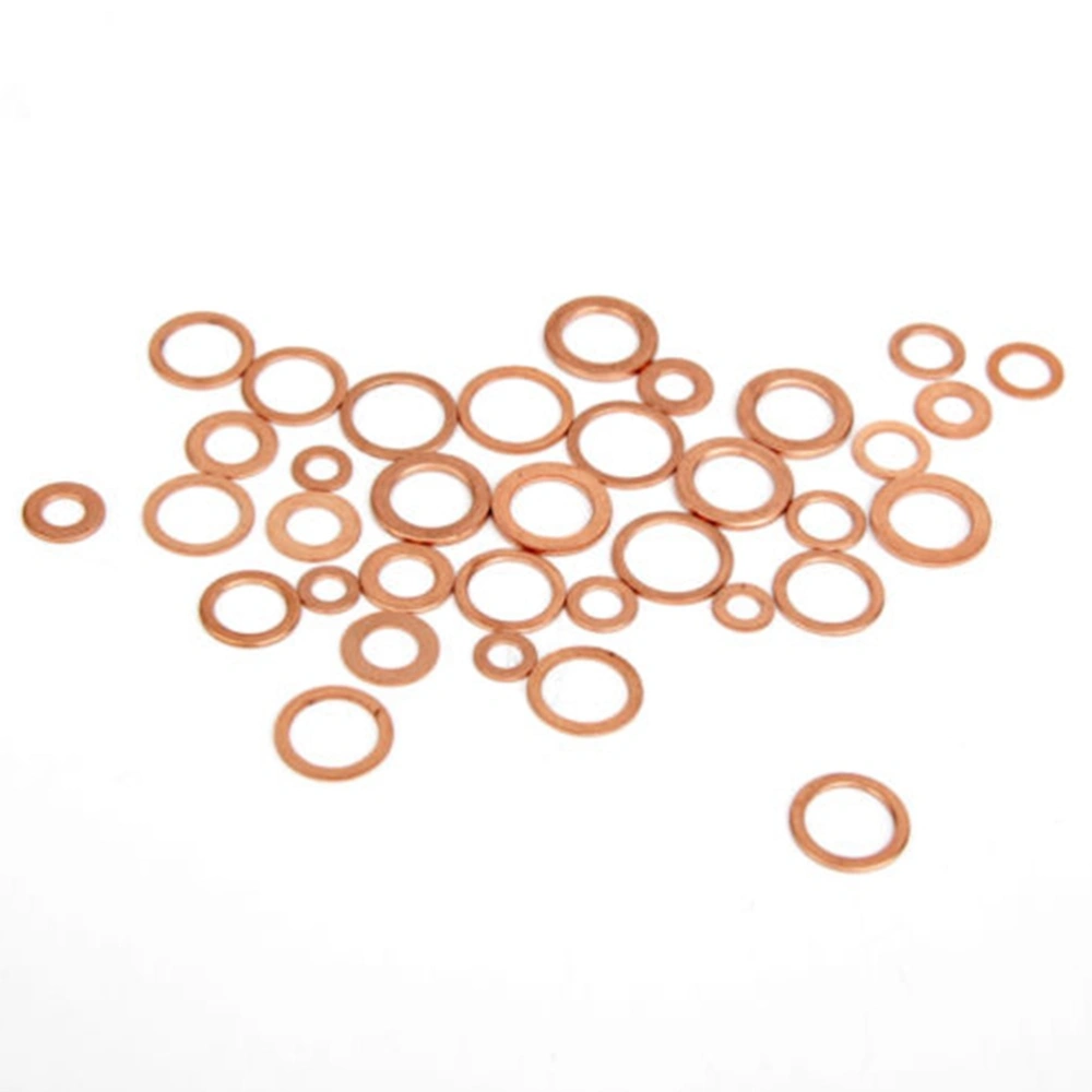 300PCS Copper Rings Assortment Sealing Rings Copper Washers Size M5 to M20