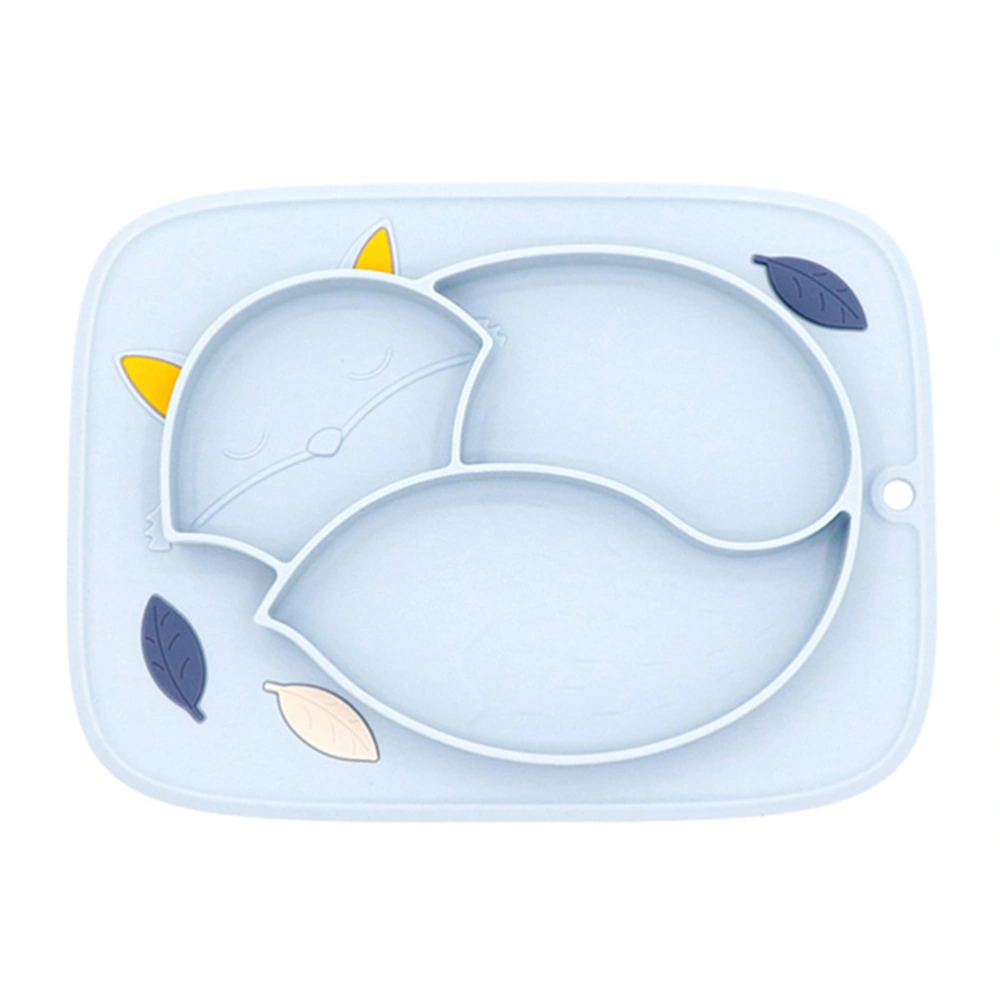 1pc Children Non-slip Shape Silicone Suction Cup Dinner Plate  Food Plate