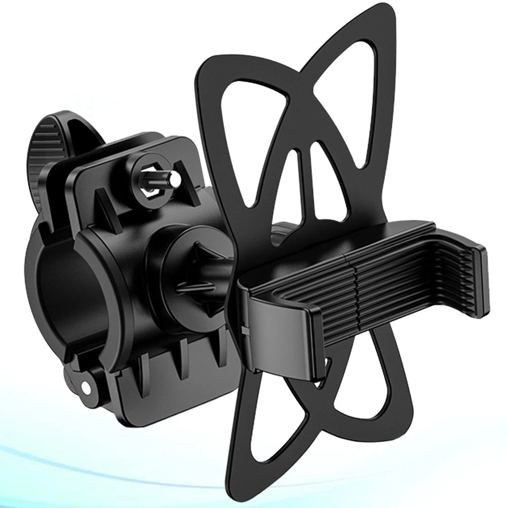 1Pc Phone Holder for Bikes Phone Stand Bike Handle Bar Phone Support Motorcycle Phone Holder (Black)