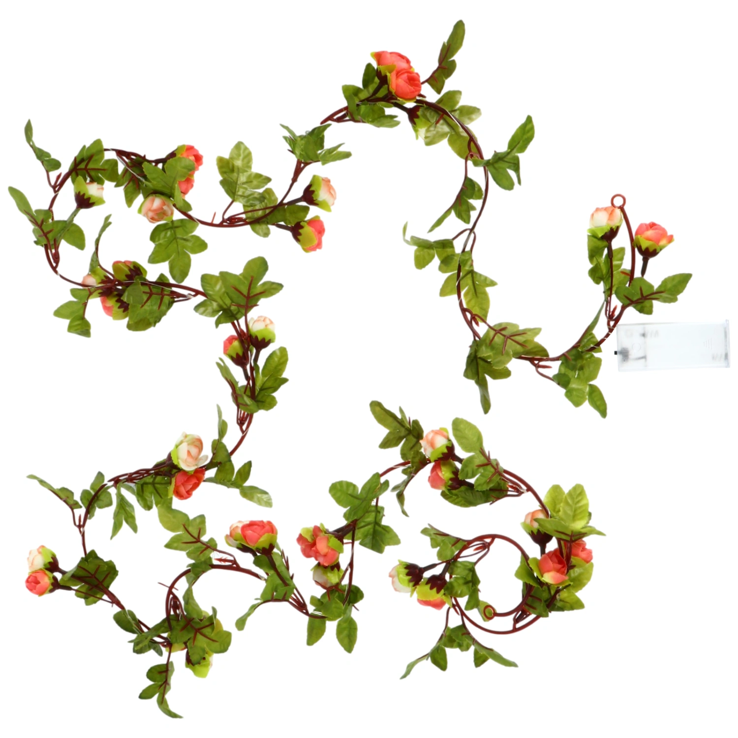 Rose Vine String Lights LED Copper Wire Lights Room Light with No Battery
