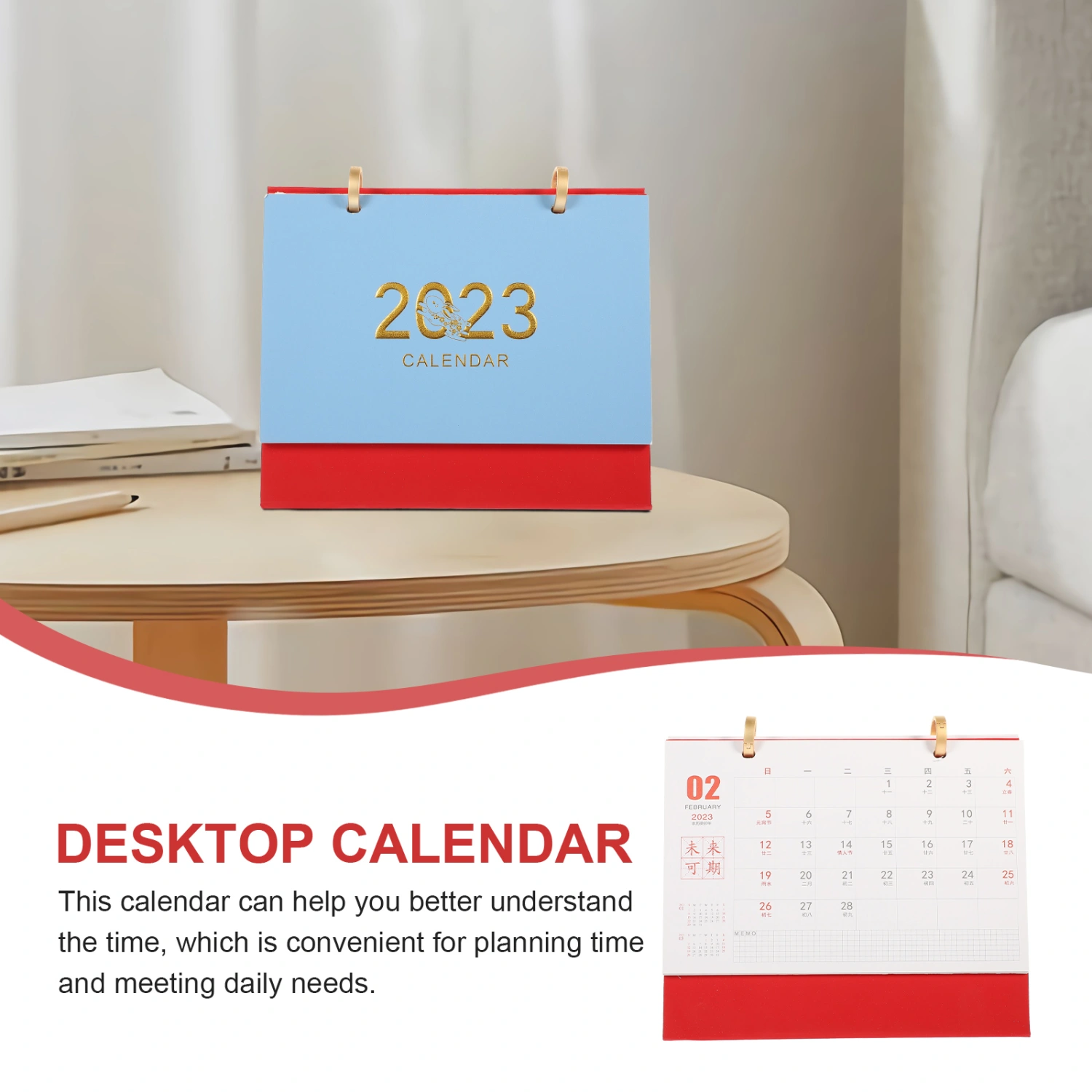 Tabletop Calendar Monthly Calendar Decor Calendar Desktop Calendar 2023