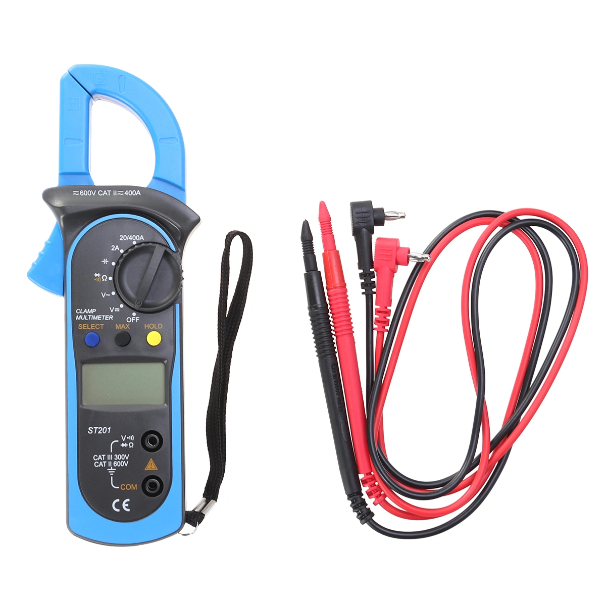 Digital Multimeter Amper Clamp Meter Current Clamp Pincers Current Voltage Tester Test Probe