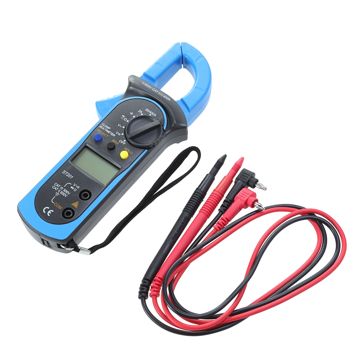Digital Multimeter Amper Clamp Meter Current Clamp Pincers Current Voltage Tester Test Probe