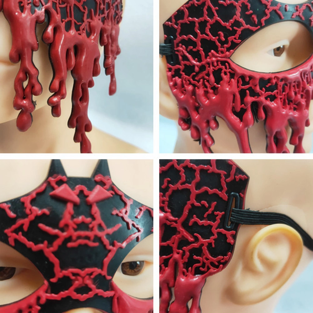 1Pc  Party Mask Masquerade Half Face Mask Party Decor for Halloween Cosplay