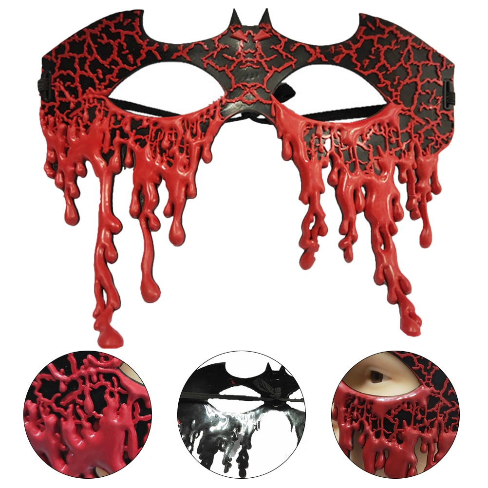 1Pc  Party Mask Masquerade Half Face Mask Party Decor for Halloween Cosplay