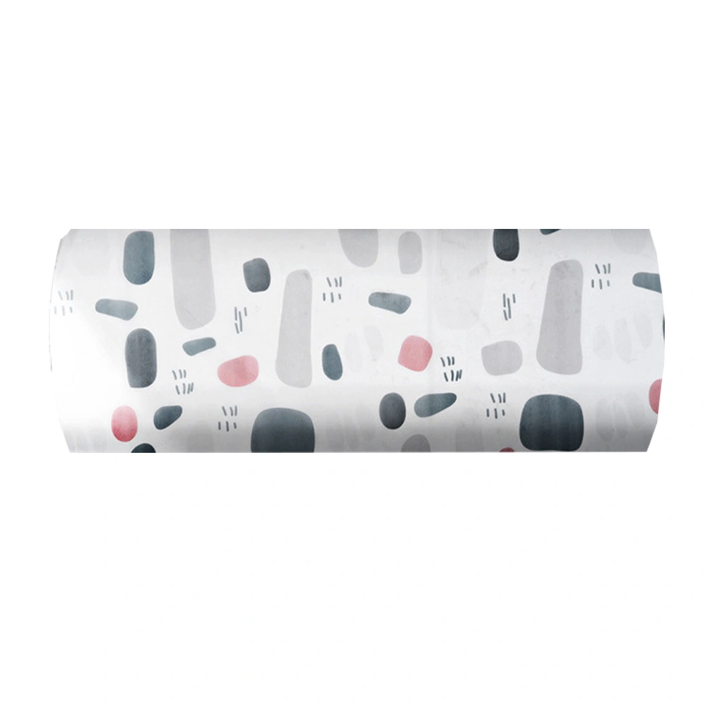 Air Conditioner Dust Cover Printed PEVA Cover Cleaning Protector for Wall Mounted Air Condition(Pattern 4)