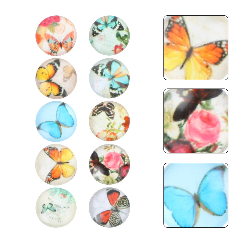 100pcs Refrigerator Decorative Glass Patch Fridge Patch Accessory