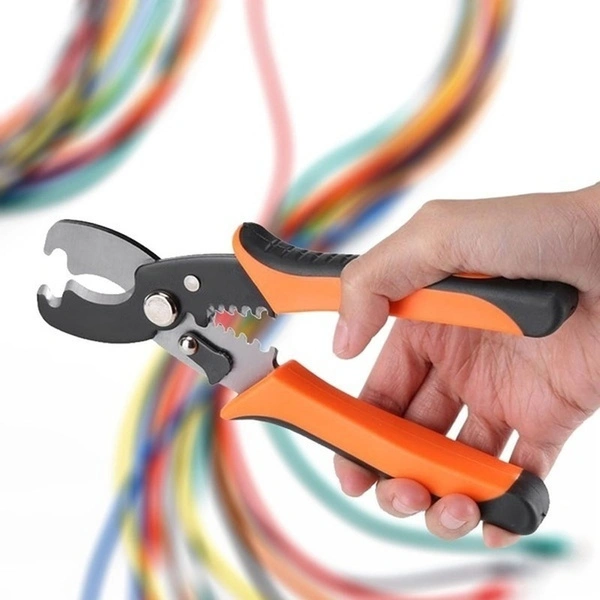 Professional Electrician Wire Cable Cutter Stripper Pliers Hand Tool