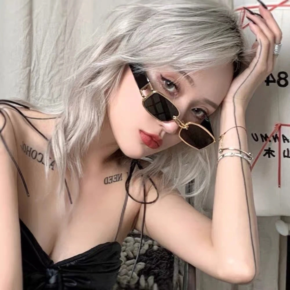 New Small Frame Anti-UV Sunglasses Fashion Hip-Hop Personality Glasses