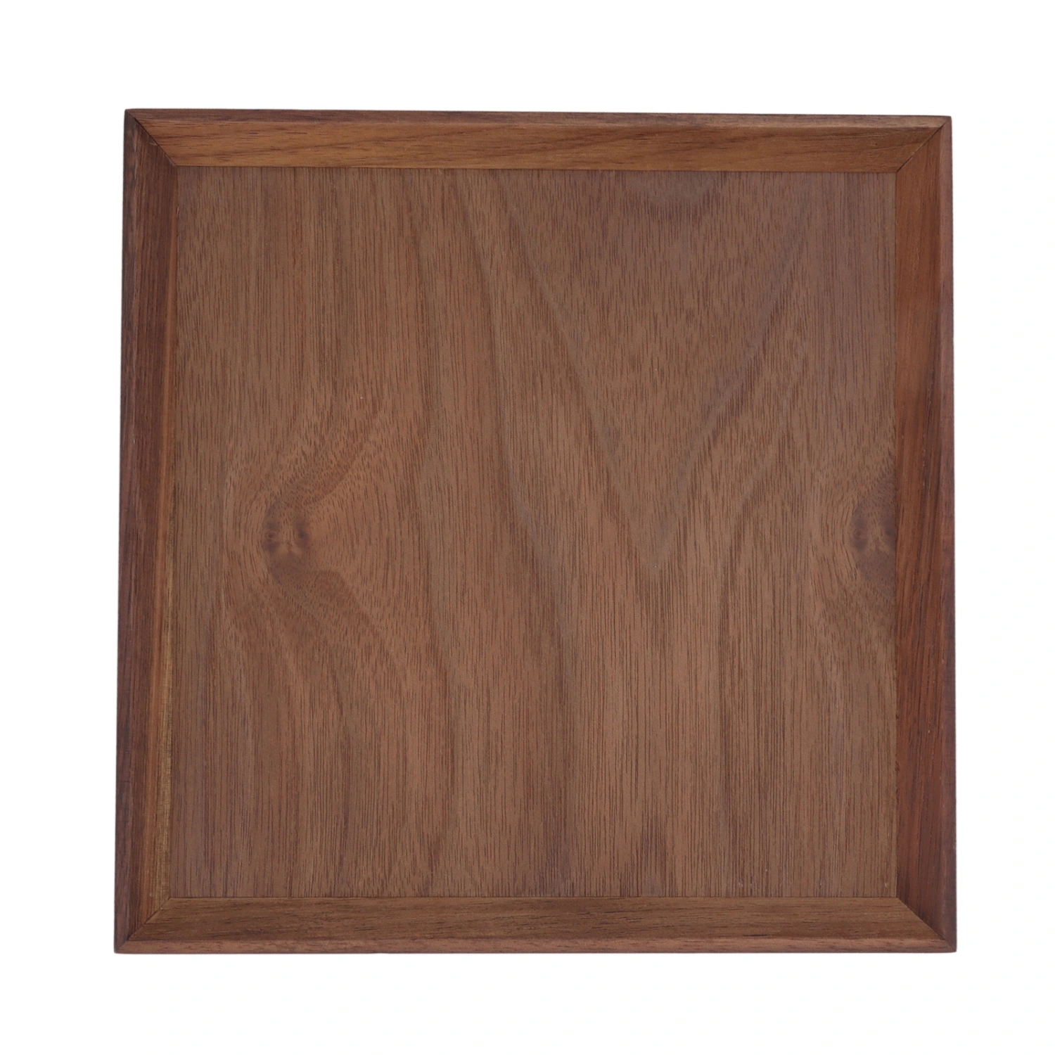 Black Walnut Tray Simple Fashion Serving Tray Serve Tea Fruit Cheese Wine Or Meals Medium Square