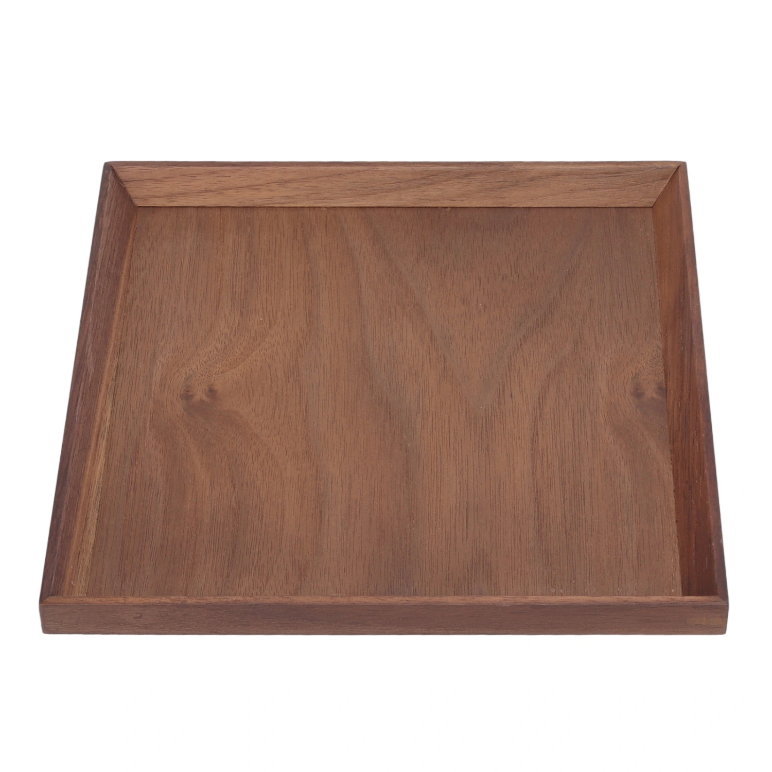Black Walnut Tray Simple Fashion Serving Tray Serve Tea Fruit Cheese Wine Or Meals Medium Square