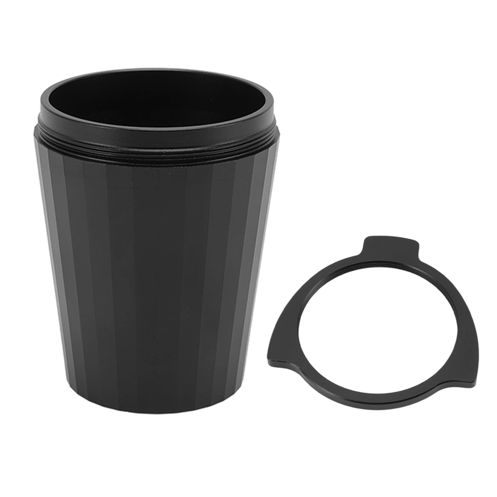 54mm Coffee Dosing Cup Aluminum Alloy Portafilter Dosing Mug for Coffee Maker Machine Black