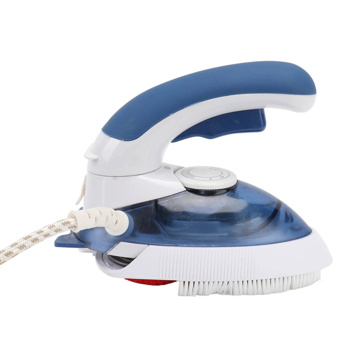 Mini Electric Steam Iron 3 Adjustable Temperature Rotatable Handheld Steam Iron US Plug 110V Blue