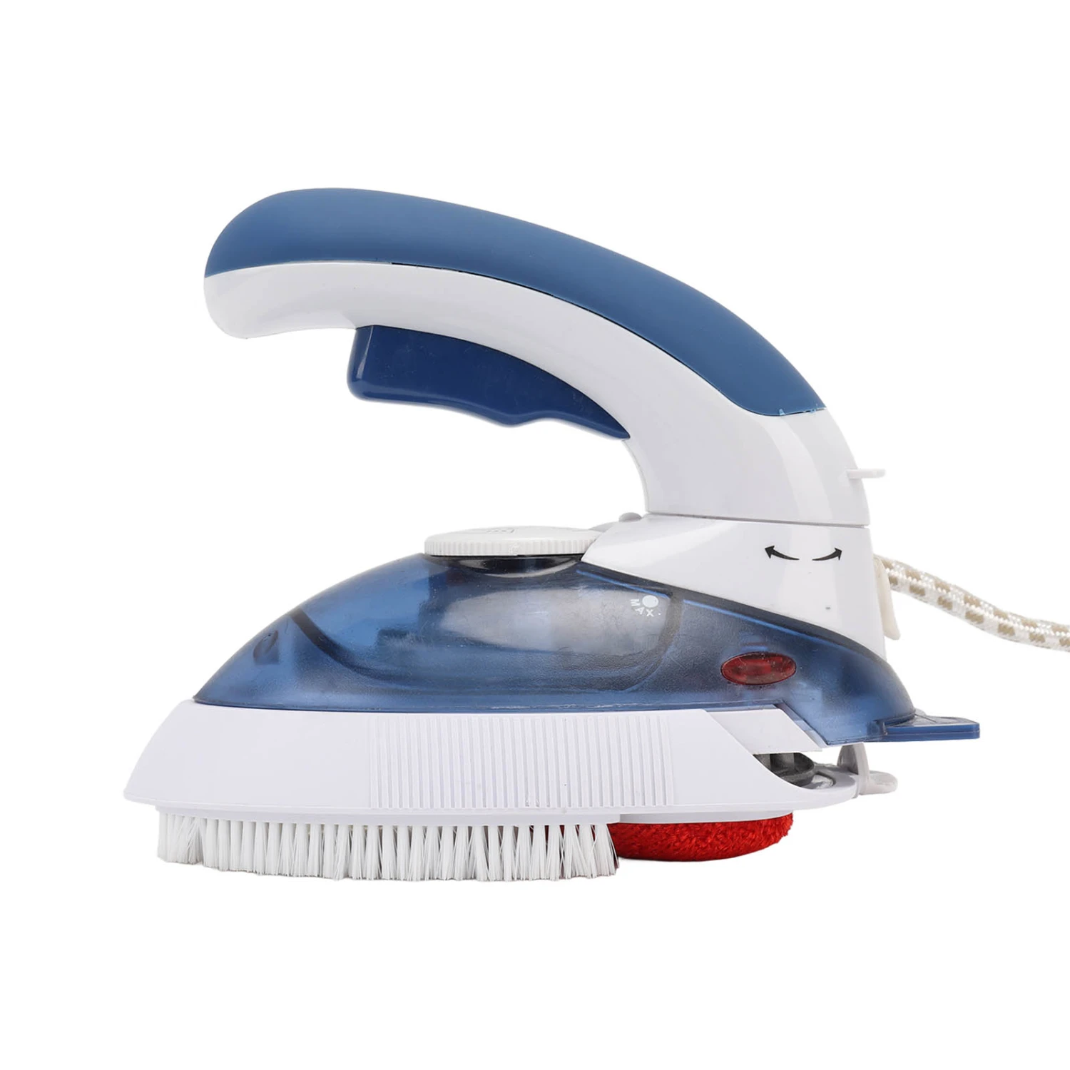 Mini Electric Steam Iron 3 Adjustable Temperature Rotatable Handheld Steam Iron US Plug 110V Blue