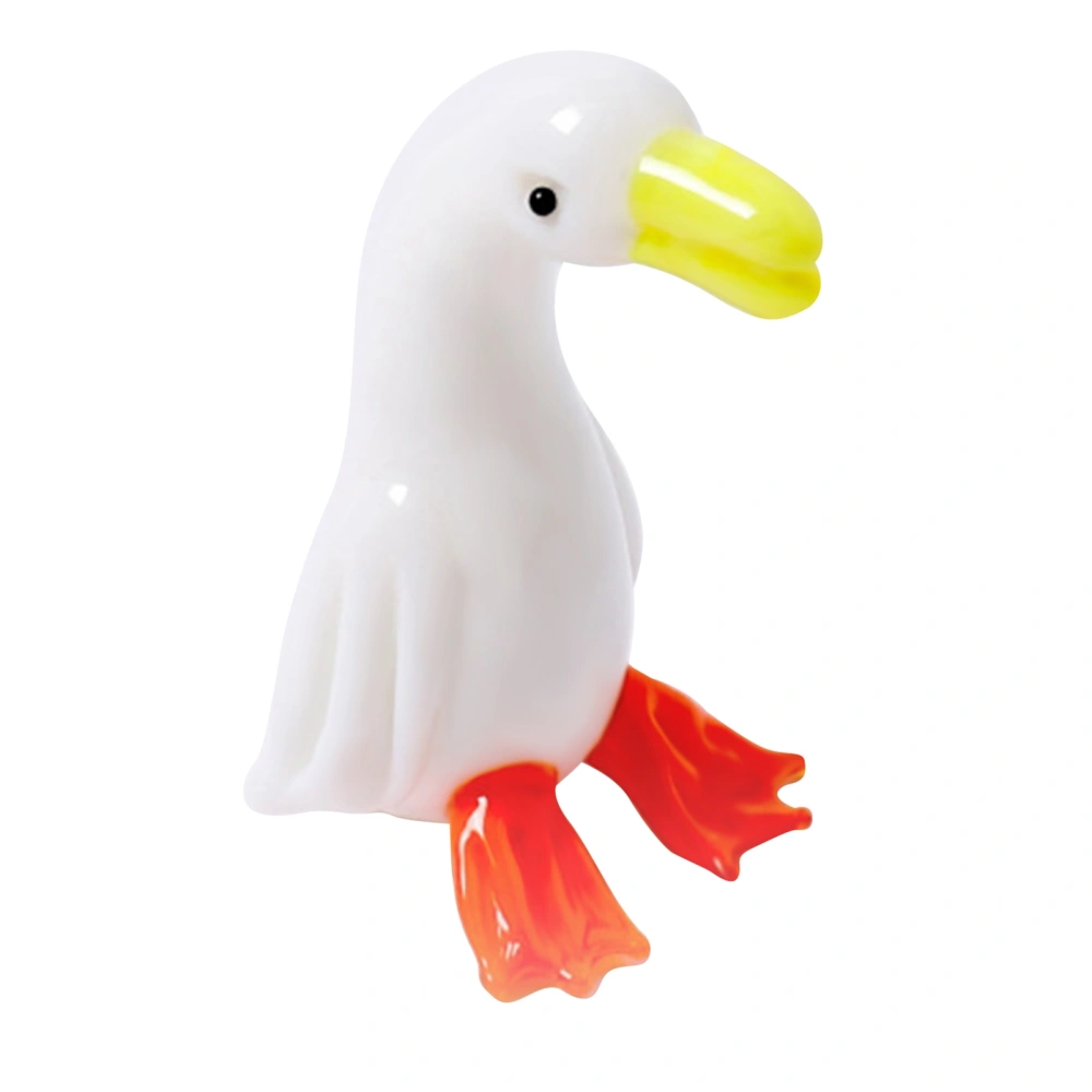 Glass Crafts Cute Animals Small Ornaments Duck Desktop Ornaments