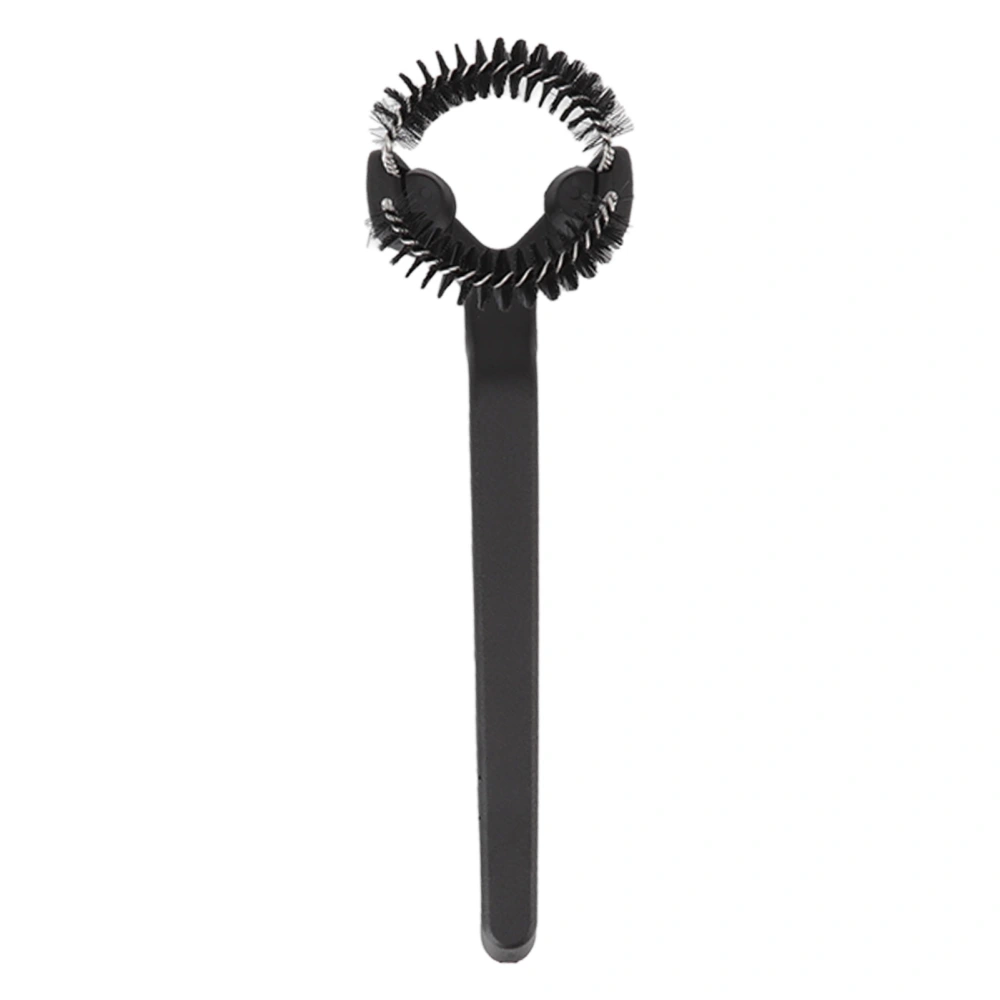 Grouphead Cleaning Brush Detachable Plastic Handle Nylon Bristle Round Coffee Machine Cleaning Brush 58mm / 2.3in