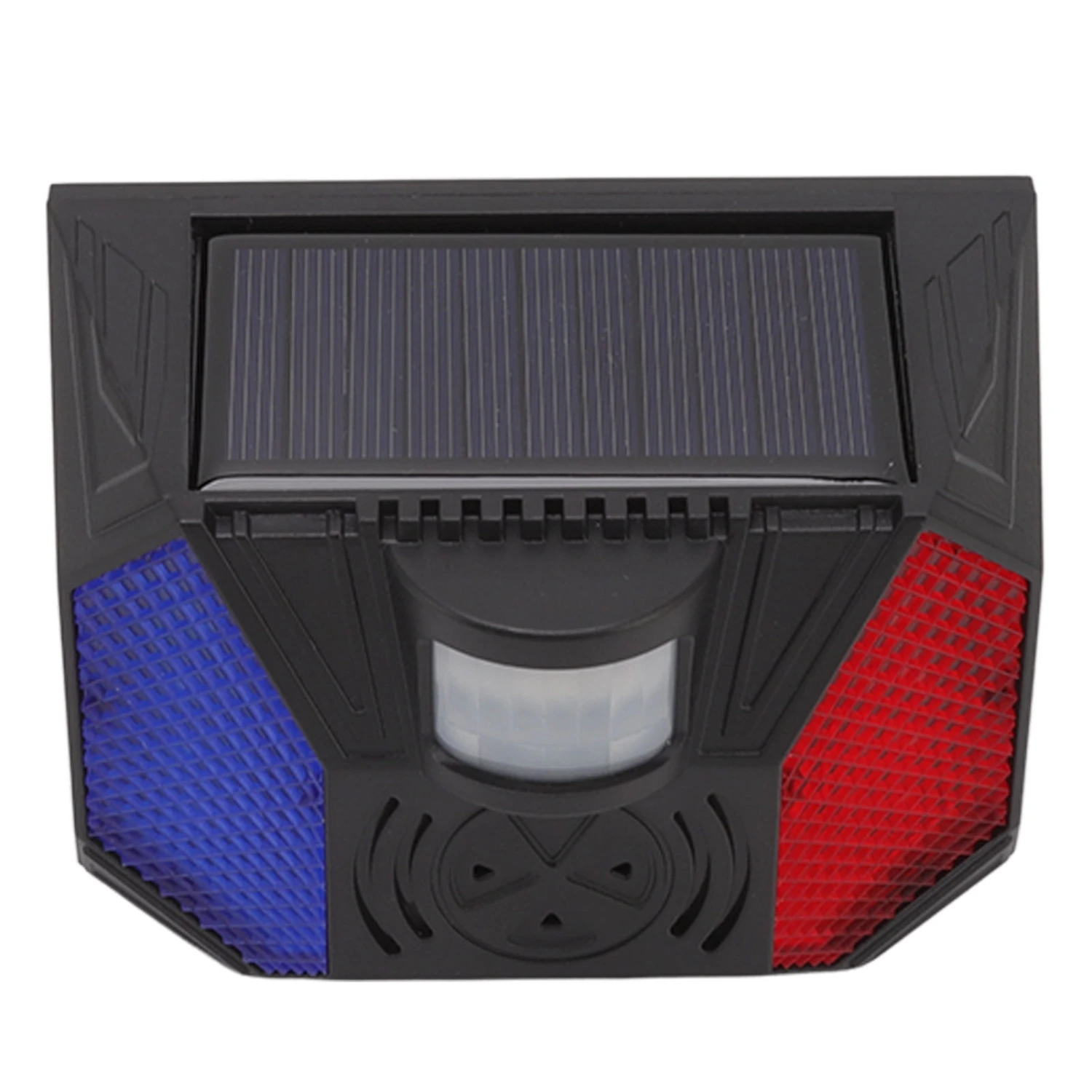 Solar Security Alarm Siren with Remote Control USB Cable Yard Alarm System for Orchard Tea Garden Villa