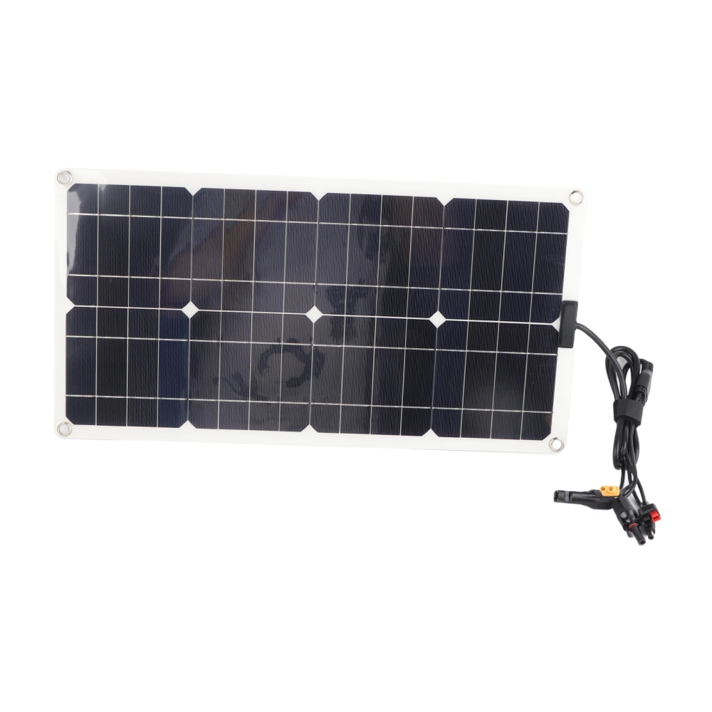 Solar Panel Waterproof Battery Charger Charge Board XT60 DC Connector 100W for Outdoor