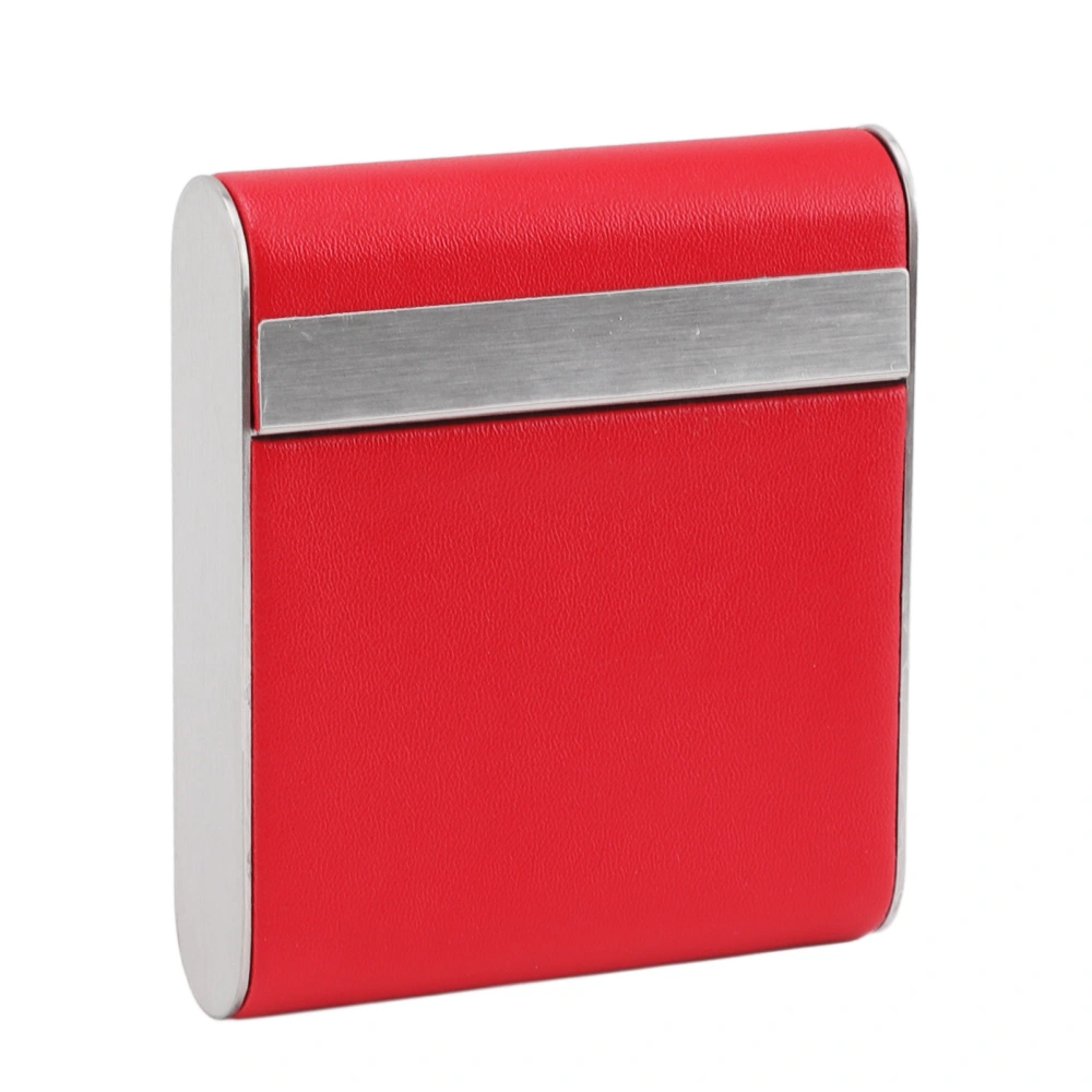 Aluminum Alloy Cigarette Case Box Hold 20pcs Flip for Men Women Smoking Accessories Red