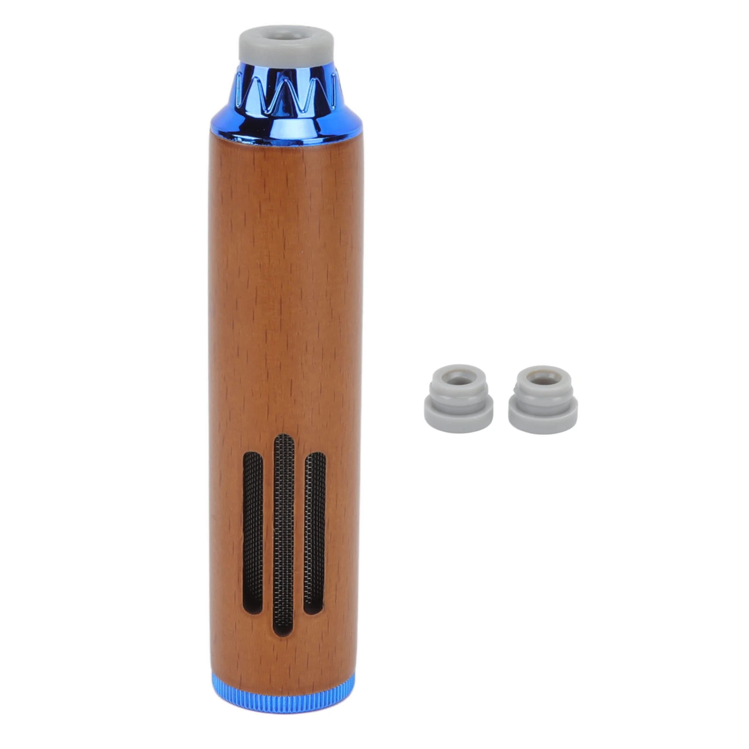 Mini Car Ashtray Portable Car Smoking Ashtray Cigarette Holder Ash Organizer Anti Soot Flying Cigarette Cover Blue