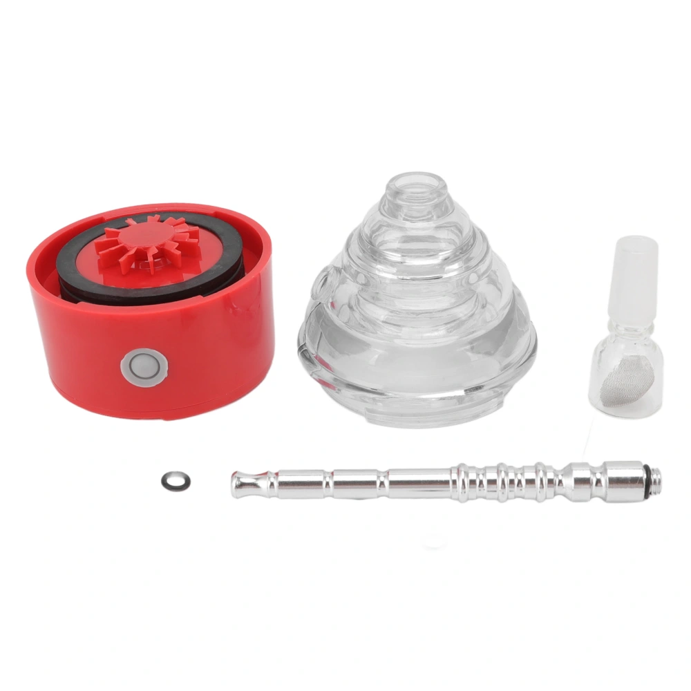 Hookah Smoking Pipe Plastic Blowing Hookah Pipe Tobacco Cigarette Pipes Smoke Accessories Red