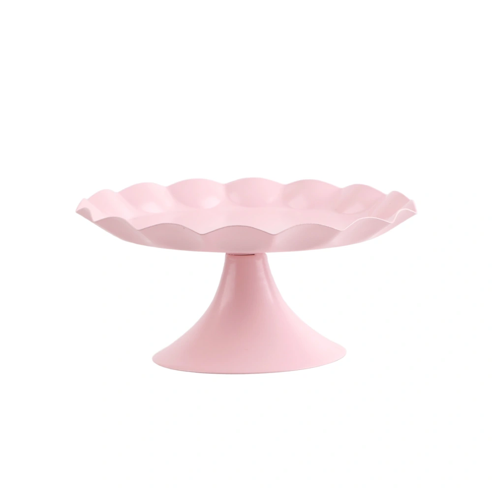 Cake Stand Minimalist Stable Decorative Multi Functional Cake Tray Holder for Cupcake Dessert Fruit Pink S