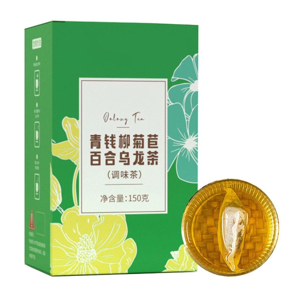 30 Count Oolong Tea Bag Lily Cyclocarya Paliurus Leaves Oolong Tea Natural Flower Herbal Tea 150g