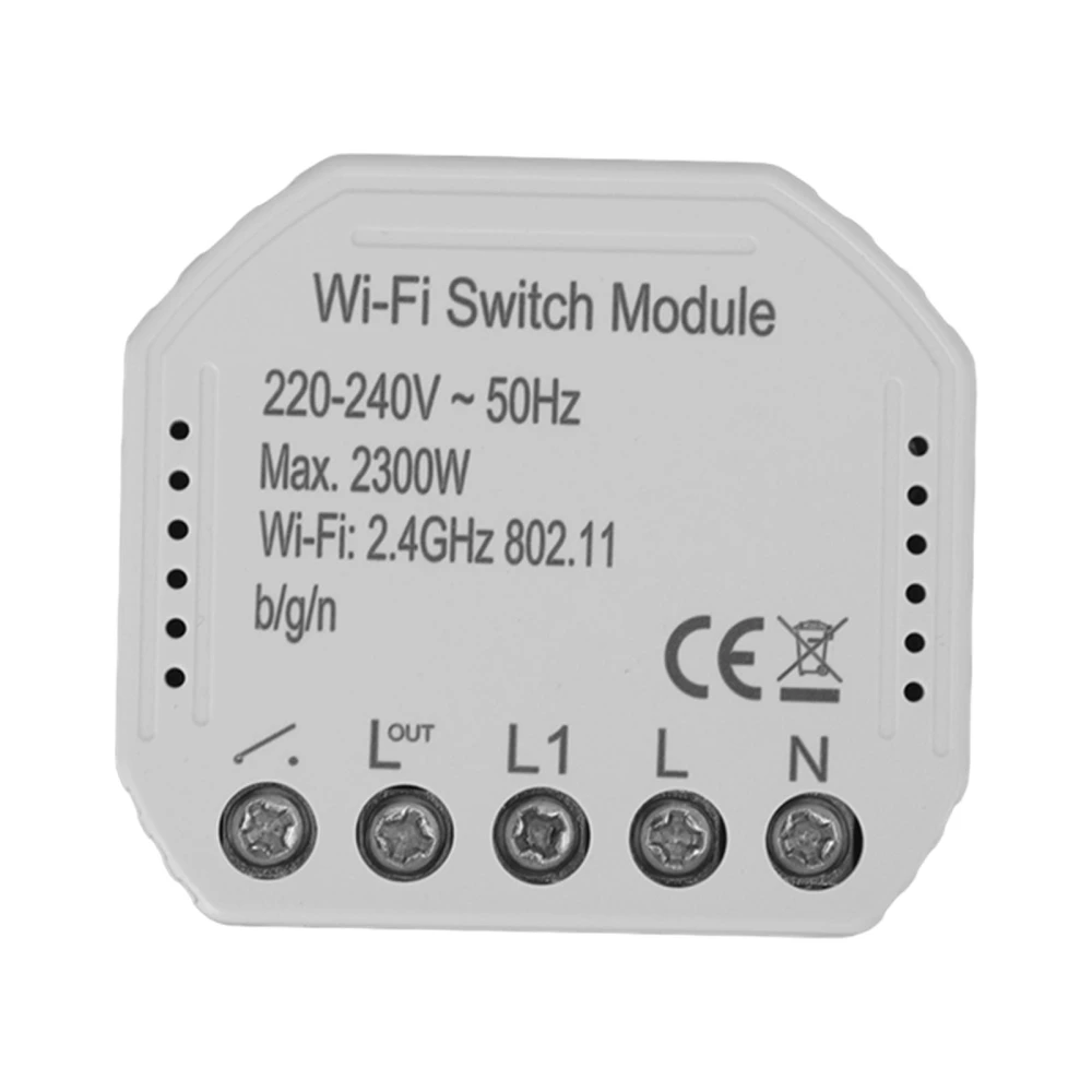 WiFi Smart Switch Module Wirelessly Control Versatile APP Control Remote Control Switch Module AC 220‑240V