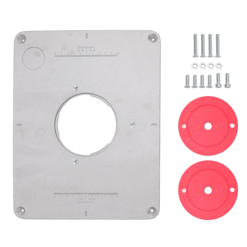 4‑17/32in Aluminium Router Table Insert Plate For 625 624 for Bosch 1611 1615 for FEINRT 1800 for Woodworking