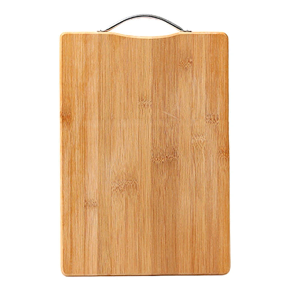 Chopping Board Thickened Bamboo Stable Sturdy Anti Crack Easy To Clean Kitchen Cutting Board with Hanging Hole