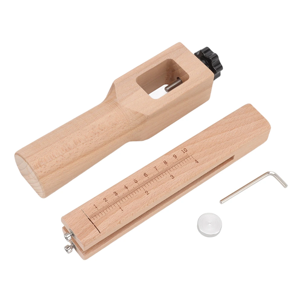 DTY Hand Cutting Tool Wooden Strip Cutter Leather Cutter Strap Belt Cutter with Adjustable Rod