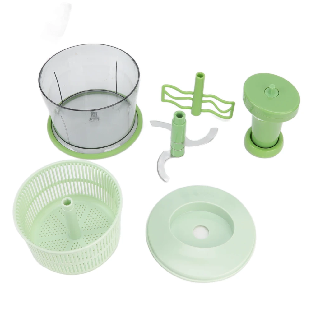 Household Manual Meat Grinder Multifunctional Garlic Stamper Blender Vegetable Dehydrator with Drain Basket