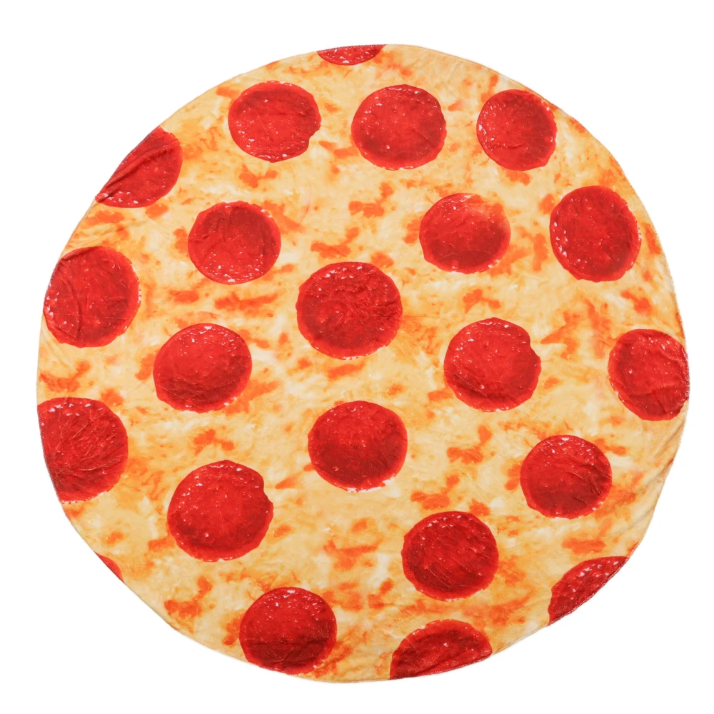 Pizza Blanket for Adults and Kids Soft Flannel Throw Blanket Comfortable Vivid Funny Food Throw for Home