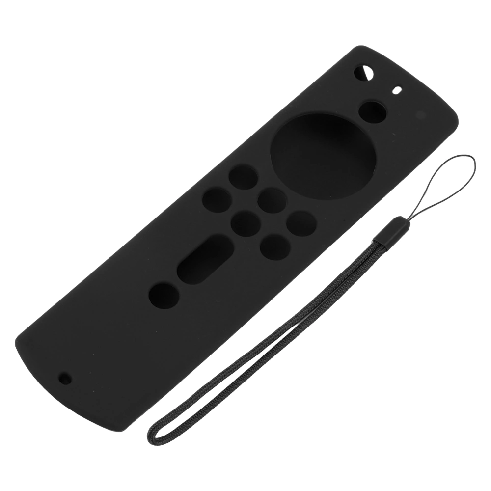 Silicone Protective Case for Fire TV Stick 4K 2018 Remote Control Shockproof Anti Slip Protective Cover Black