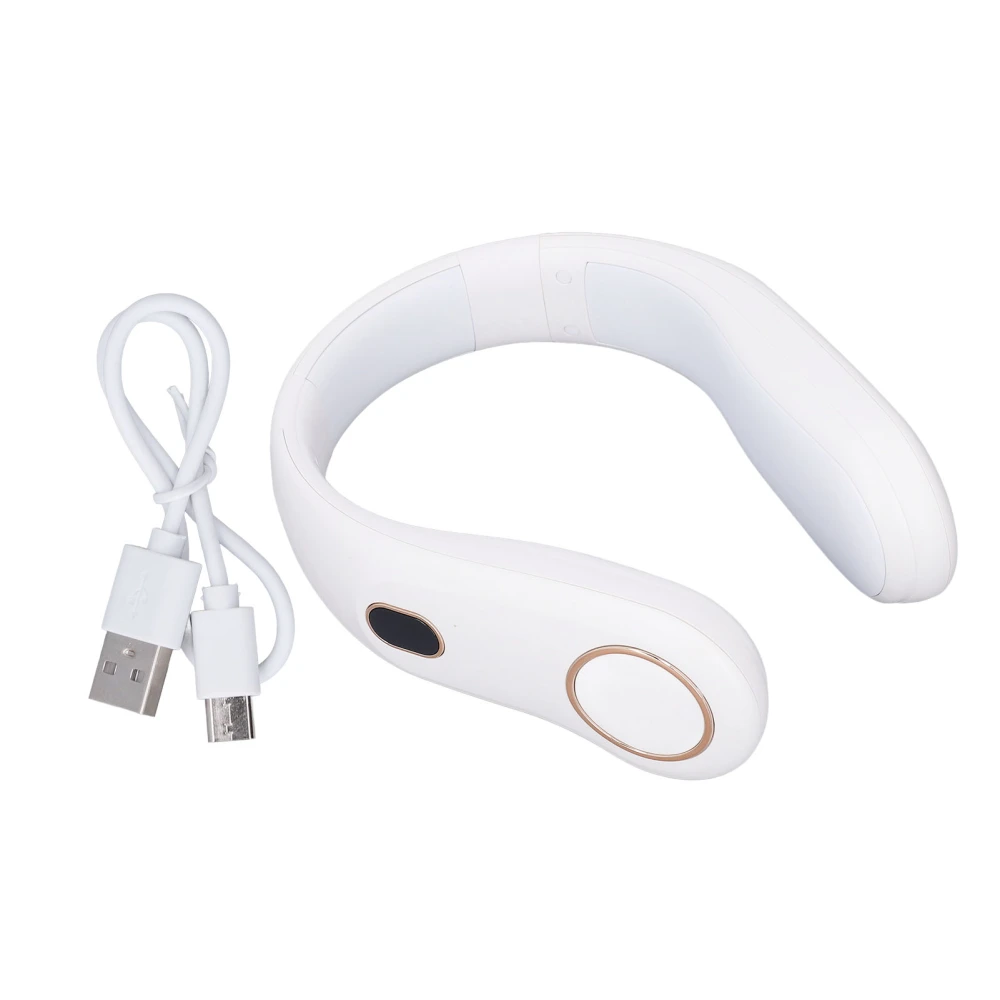 Portable Neck Warmer USB Charging ABS Rechargeable Electric Neck Heater for Winter Warming Golden