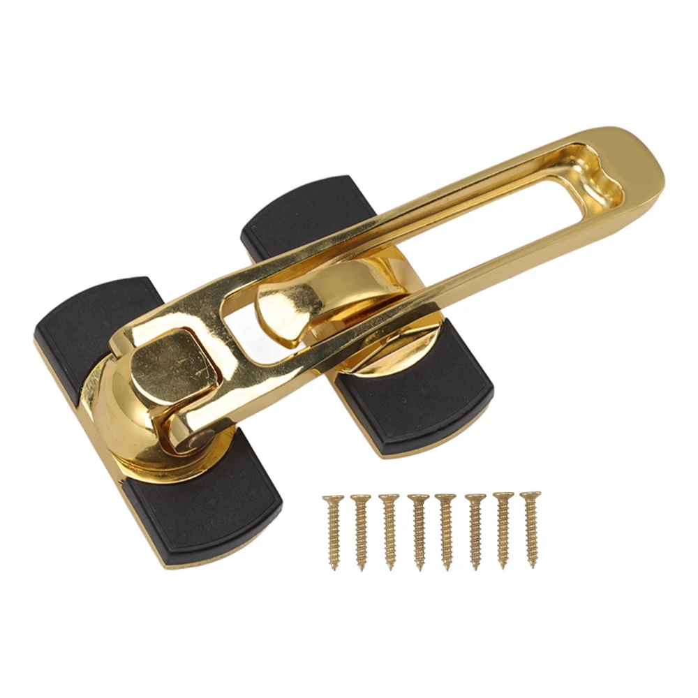 Door Security Guard Thicken Gold Zinc Alloy Door Bolt Lock for Home Hotel Anti Theft