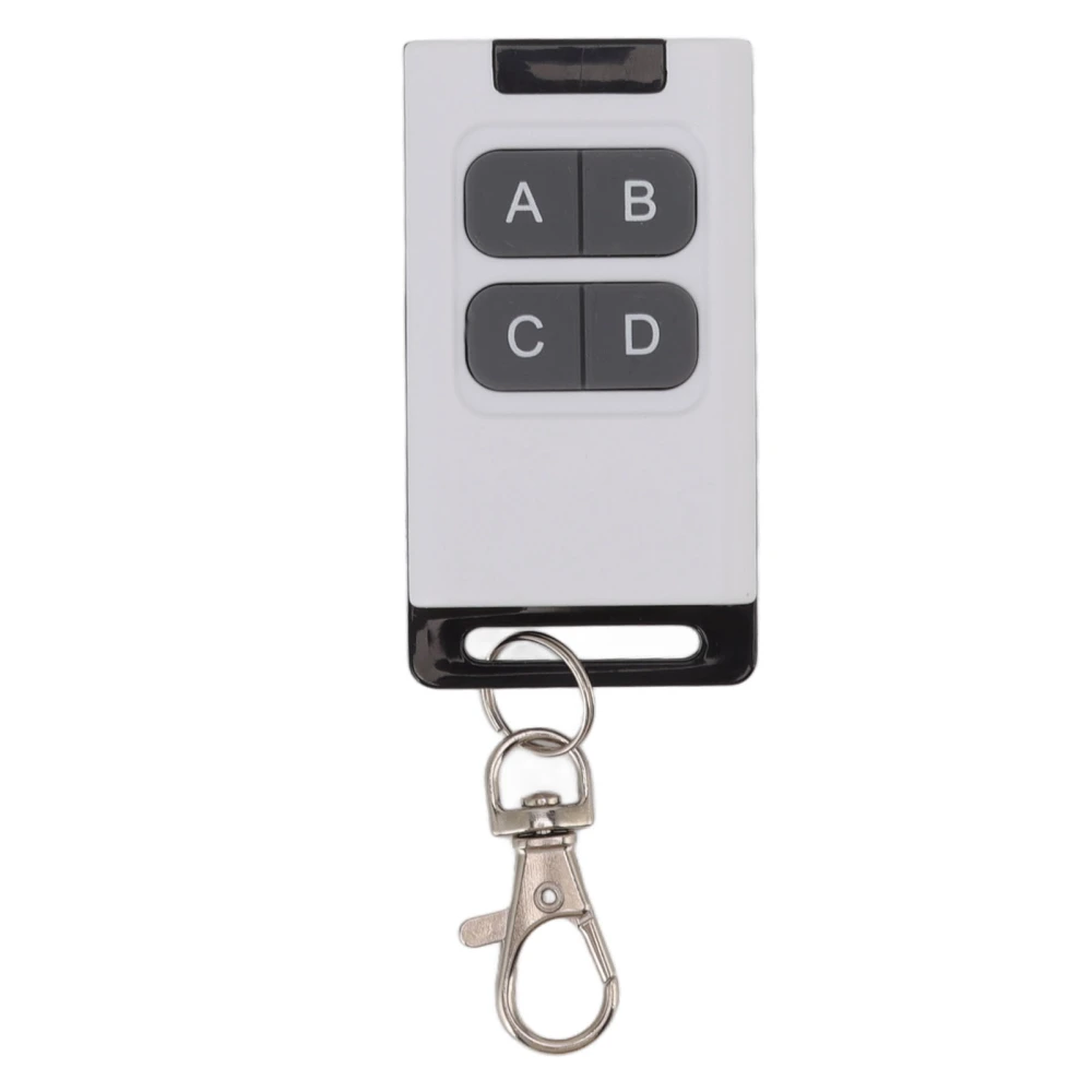 433MHz Cloning Remote Control 4 Keys Remote Control Key Fob Electric Garage Door Universal Remote Keychain