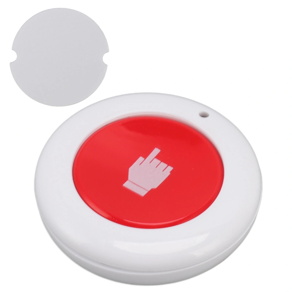 Wireless Copy Remote Control Intelligent Compact Round Remote Control for Home Hallway Office Garage DC 3V White Red Finger