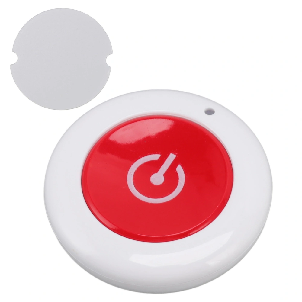 Wireless Copy Remote Control Intelligent Compact Round Remote Control for Home Hallway Office Garage DC 3V White Red Switch