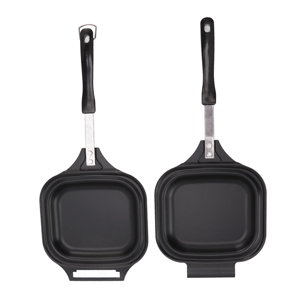 Frying Pan Even Heating Easy Cleaning Double Sided Iron Pancake Pan for Restaurants Home