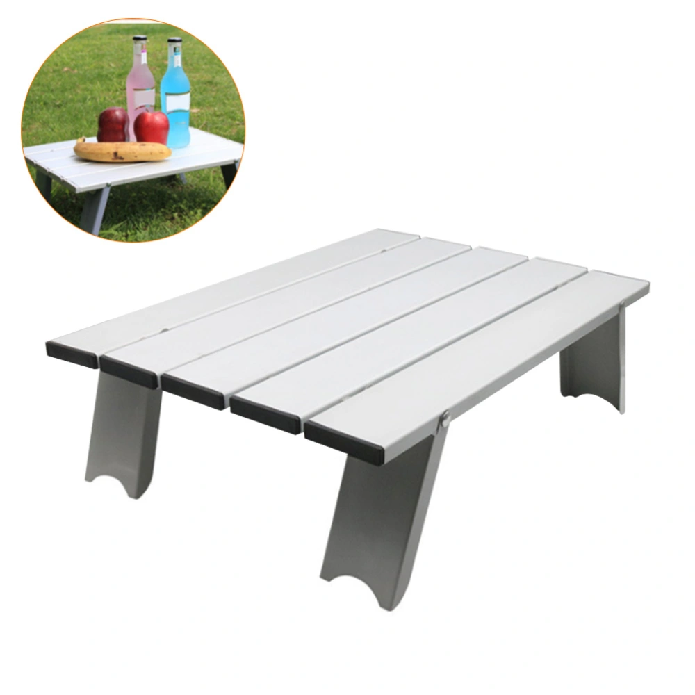 Outdoor Camping Folding Table Ultralight Aluminum Alloy Foldable Table for Indoor Outdoor