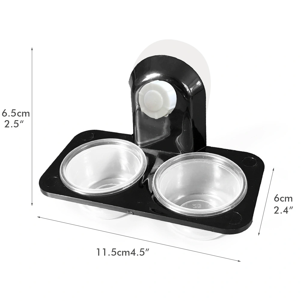 Reptile Food Bowl Insect Breeding Container Wall Hanging Water Dispenser for Spiders Lizards