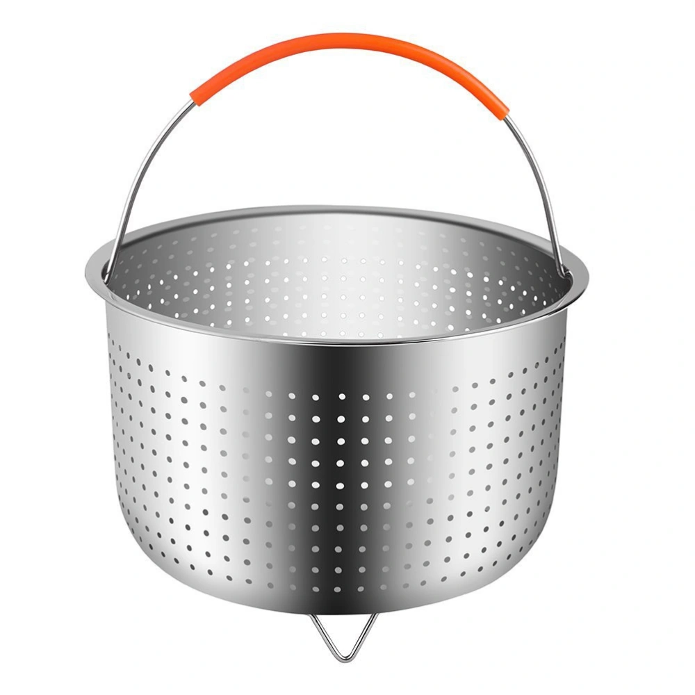 Basket Stainless Steel Basket with Stand and Handle for Kitchen