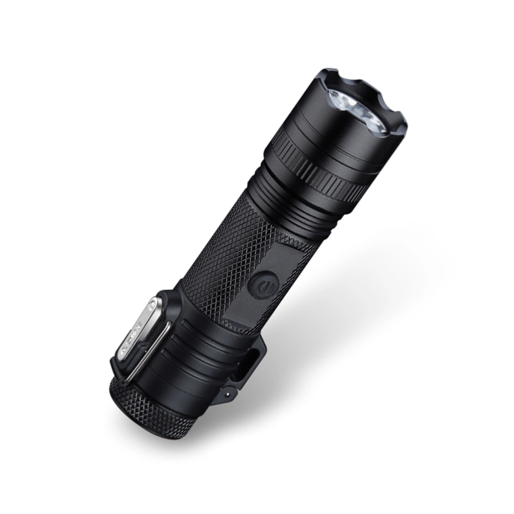 Outdoor 2 in 1 USB Waterproof Flashlight Cigarette Lighter for Camping Hiking