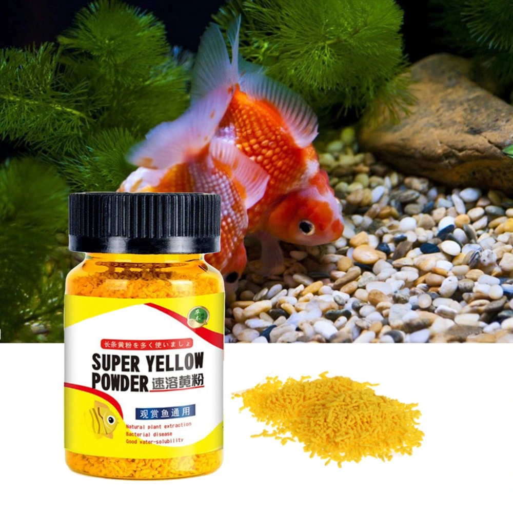 Instant Aquarium Yellow Powder for Ornamental Fish Prevent Infection