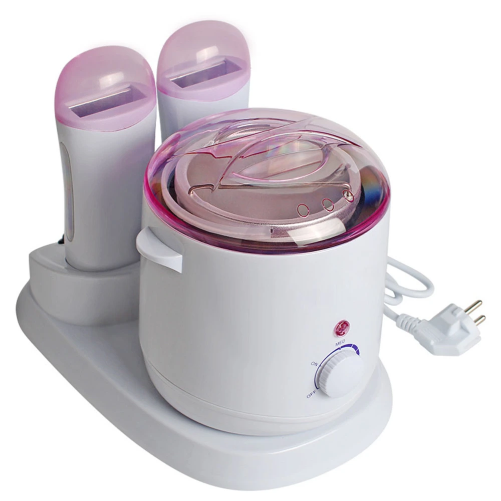 Double Depilatory Wax Heater with 800ml Electric Hot Wax Warmer Machine for Salon Beauty Use