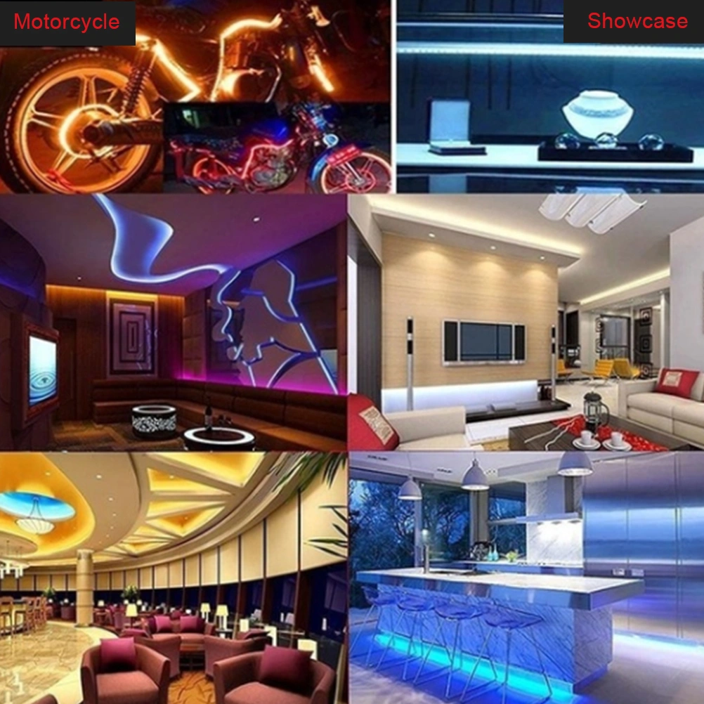 5/10/20M Flexible LED Strip RGB Color Changing Light Bar with IR Remote Controller