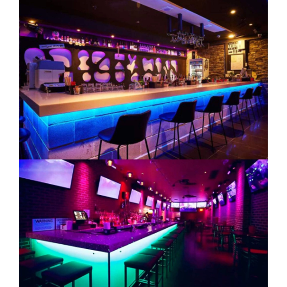 5/10/20M Flexible LED Strip RGB Color Changing Light Bar with IR Remote Controller
