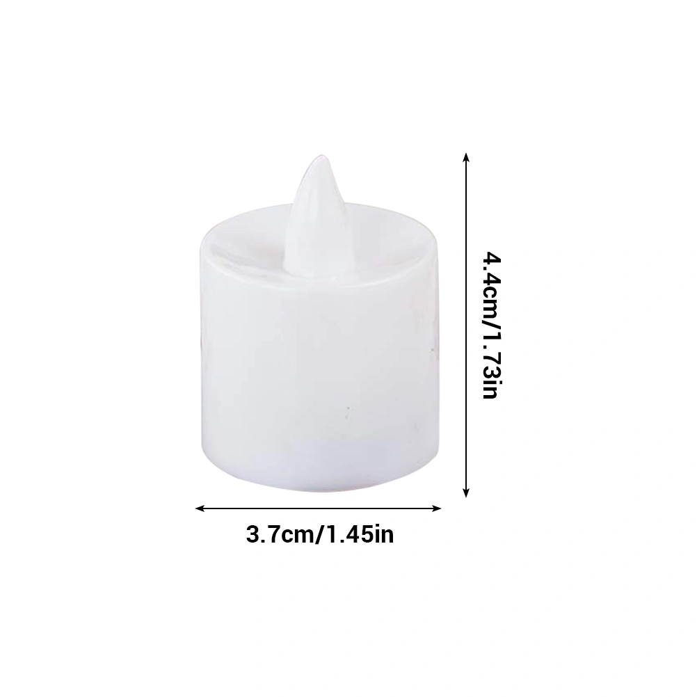 6 pcs LED Candle Warm White Lamp Flameless Candles Light Home Wedding Birthday Decoration