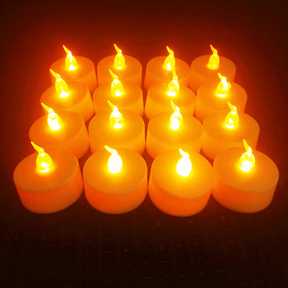 6 pcs LED Candle Warm White Lamp Flameless Candles Light Home Wedding Birthday Decoration
